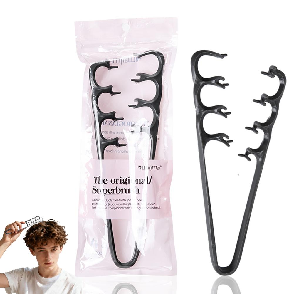 Detangling Wide Comb - ボリュームアップテクスチャーコーム サロン用ワイドトゥースヘアスタイリングコーム ふんわりカールヘアコーム ボリューム＆前髪分け目用 サロン・家庭用