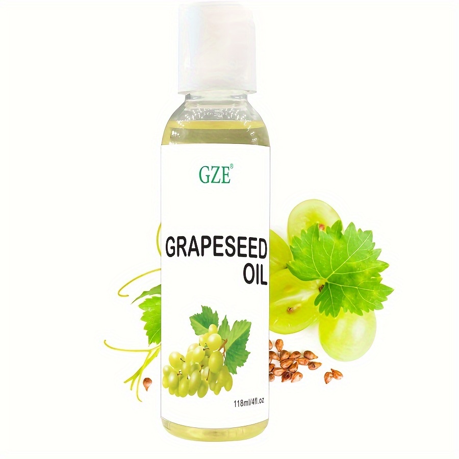 Hair Care Lotion - GZE グレープシード オイル、敏感肌のスキンケア、すべての肌タイプの軽くてシルキーな保湿剤、髪を強化するビーガン増粘剤