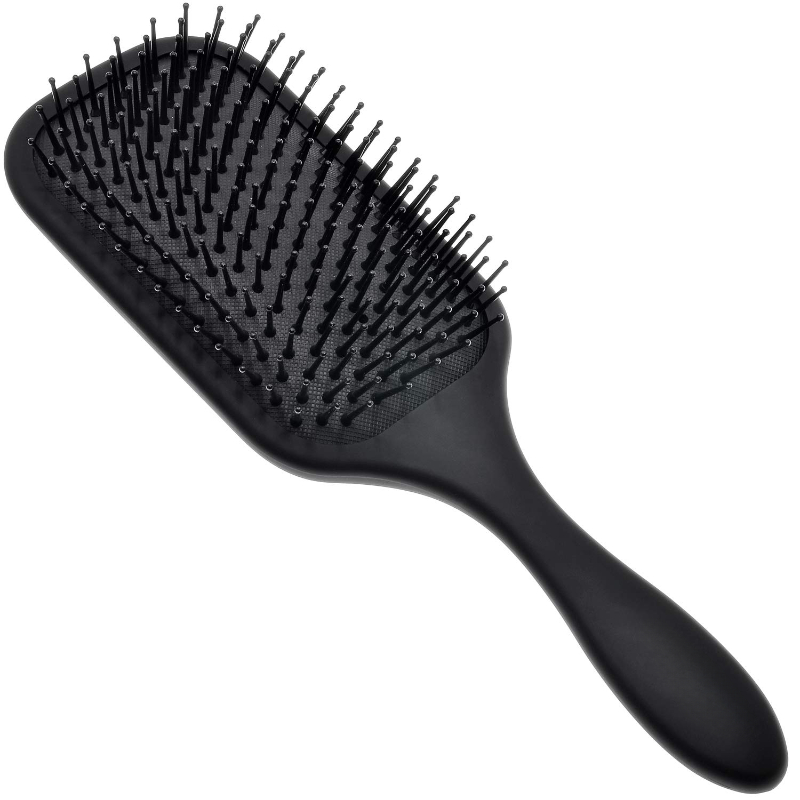 Detangling Wide Comb - スクエアプレートエアバッグクッション、カーリーストレートペインヘア、滑らかでふわふわのスタイリング、幅の歯、ファッション