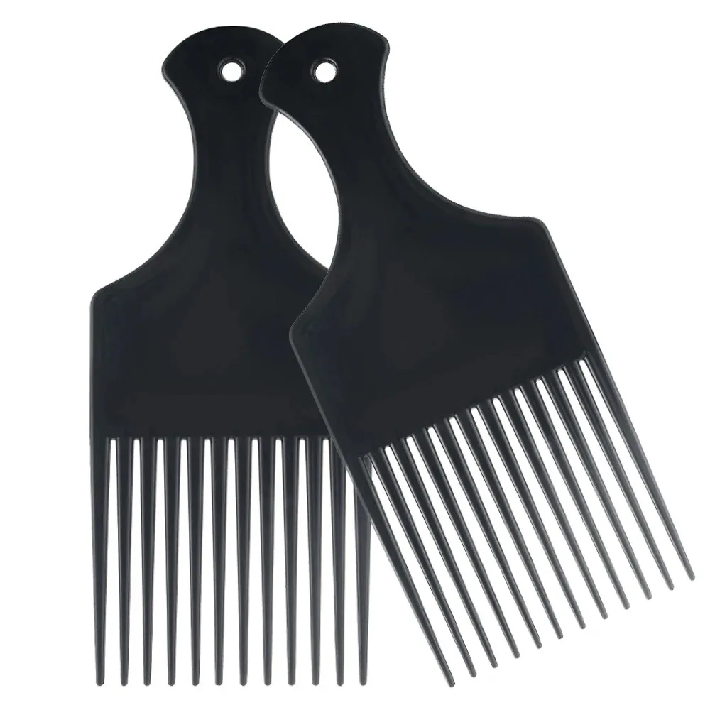 Detangling Wide Comb - アフロピックコームアフリカ系アメリカ人の髪用ワイド歯のもつれ解消スタイリングコームカーリーキンキーウィッグ編み込みヘアスタイリングツール