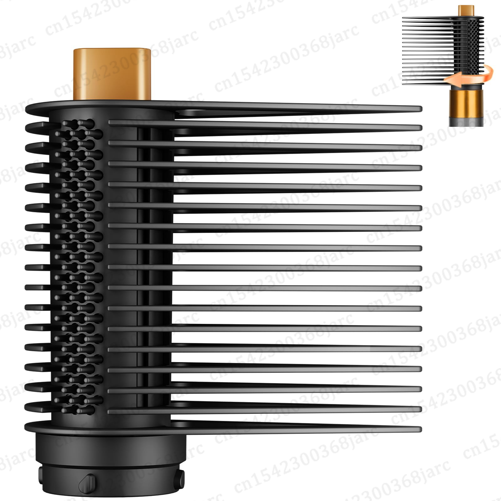 Detangling Wide Comb - ダイソンエアラップHS01 HS05 HS08 Sencicimen X9ストレートヘアノズルスタイリングアクセサリー用アップグレード版ワイドトゥーステンションコーム