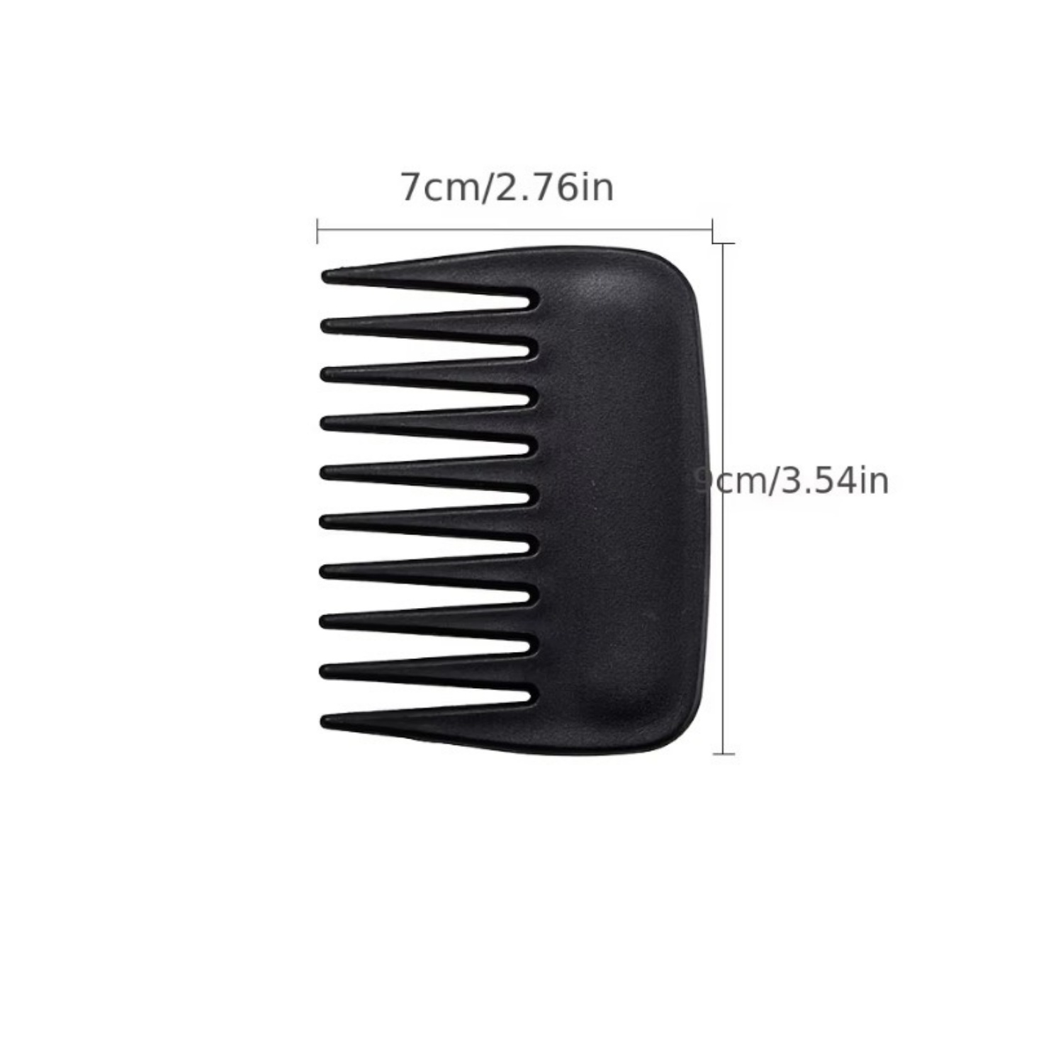 新しい 12 個入りポケットプラスチックコーム、超広歯コーム - Detangling Wide Comb のレビューと価格