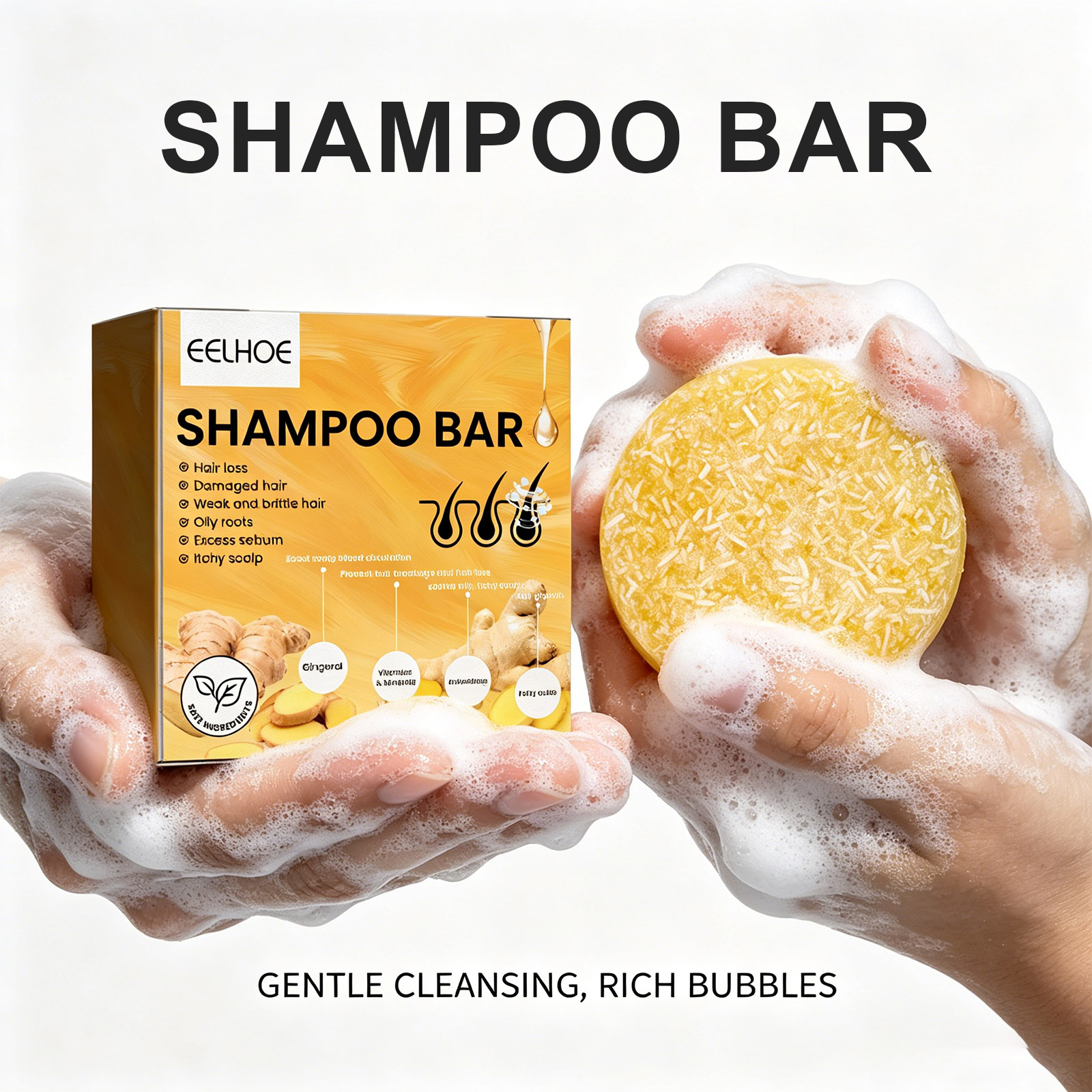 1 個シャンプーバージンジャーヘアケア固形シャンプーディープ - Hair Care Pantene のレビューと価格