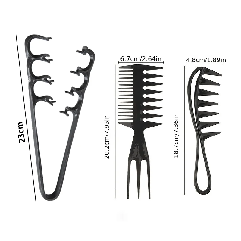 2/3 個コームセットボリュームアップワイドトゥースふわふわ - Detangling Wide Comb のレビューと価格