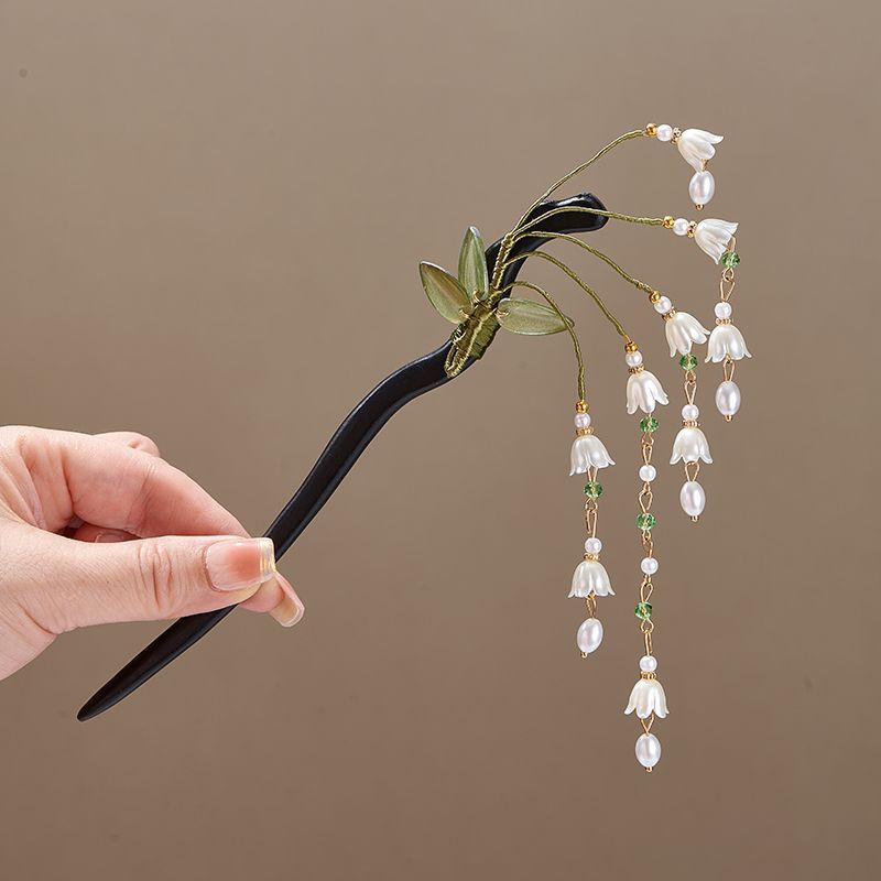 木製フラワーヘアピンヴィンテージ Convallaria M - Hair Care Ingredients のレビューと価格