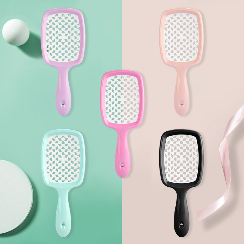 広い歯エアクッションコーム女性頭皮マッサージコームヘアブラシ - Detangling Wide Comb のレビューと価格