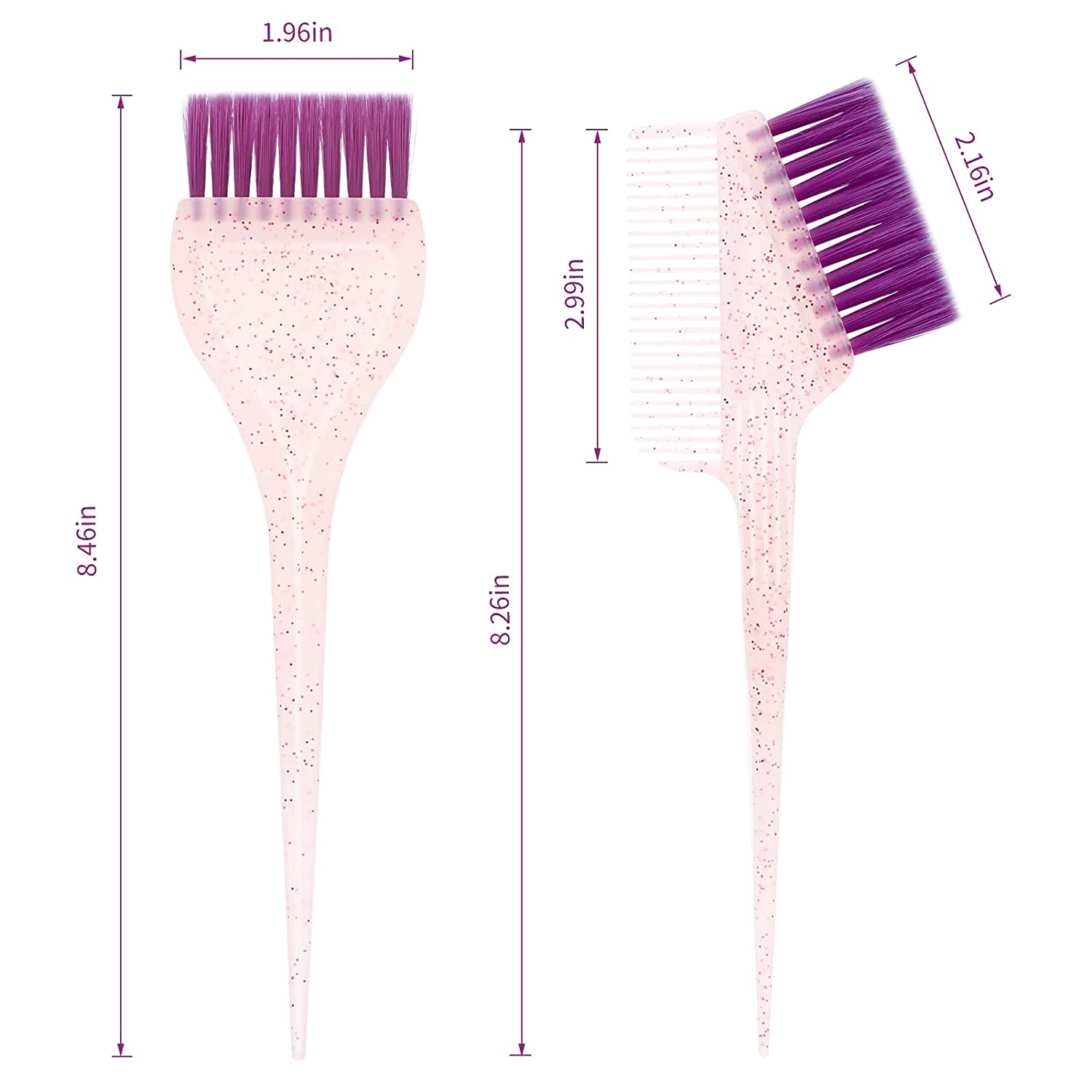 プロの染料ヘアブラシサロンミニノンスリップカラークリームブラ - Hair Care Lotion のレビューと価格