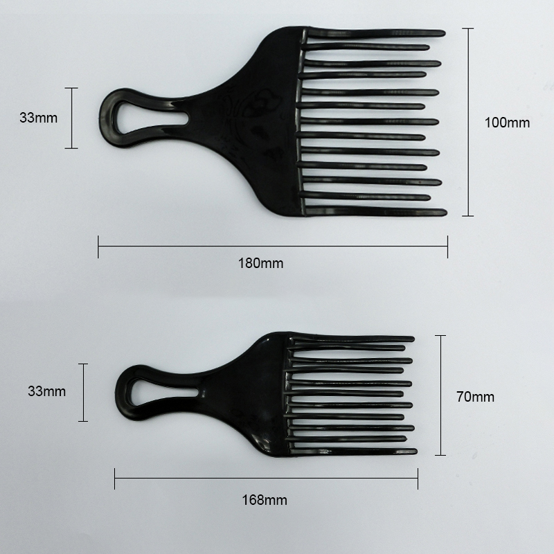 1 pc アフロコームワイド歯ブラシピックコームフォークヘア - Detangling Wide Comb のレビューと価格