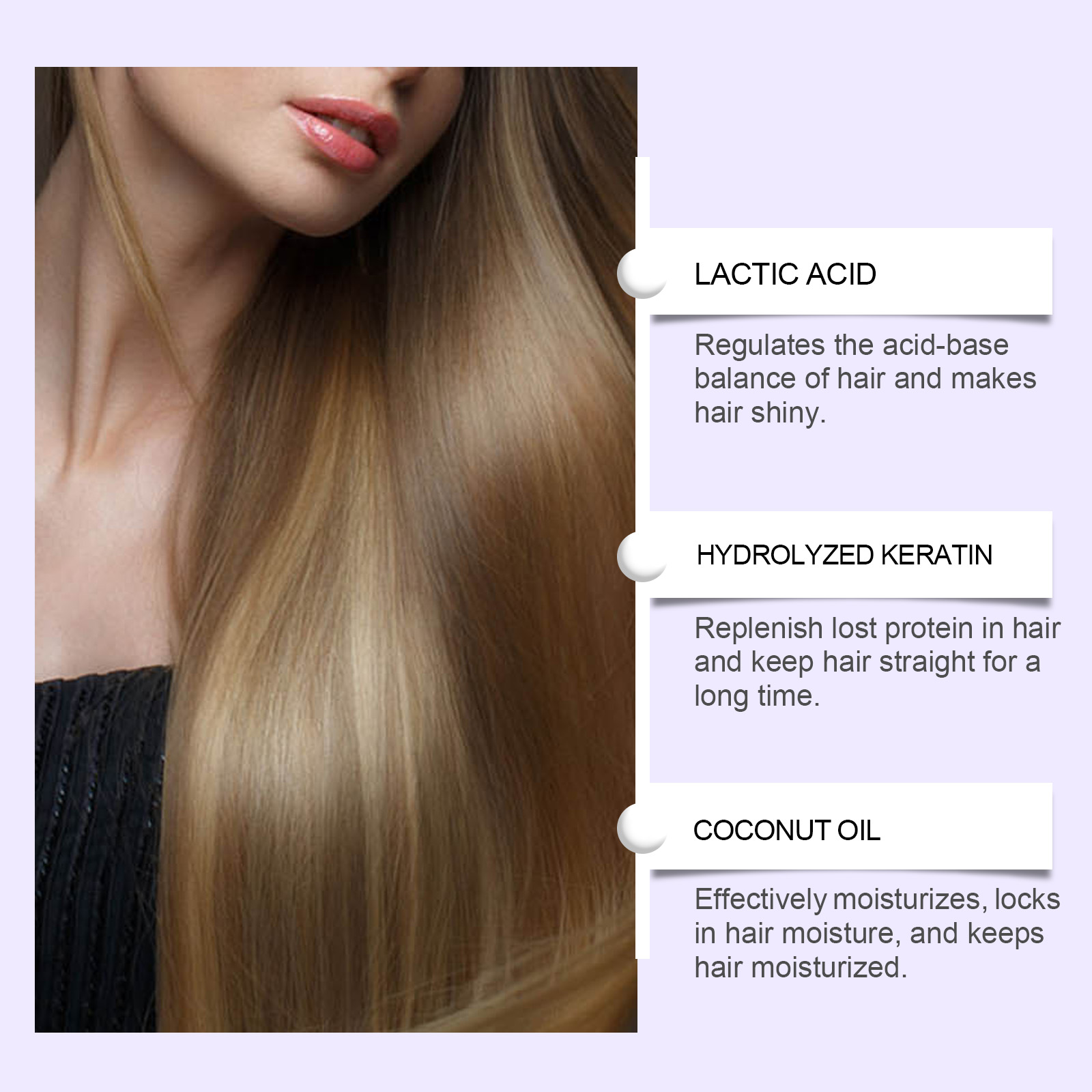 シルクシャインテクノロジー配合のプロテインヘアストレートニン - Hair Care Lotion のレビューと価格