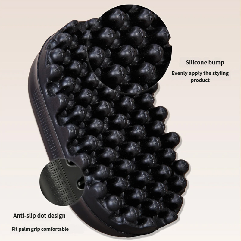 シリコンマジックツイストヘアブラシ＆アフロピックコームセット - Detangling Wide Comb のレビューと価格